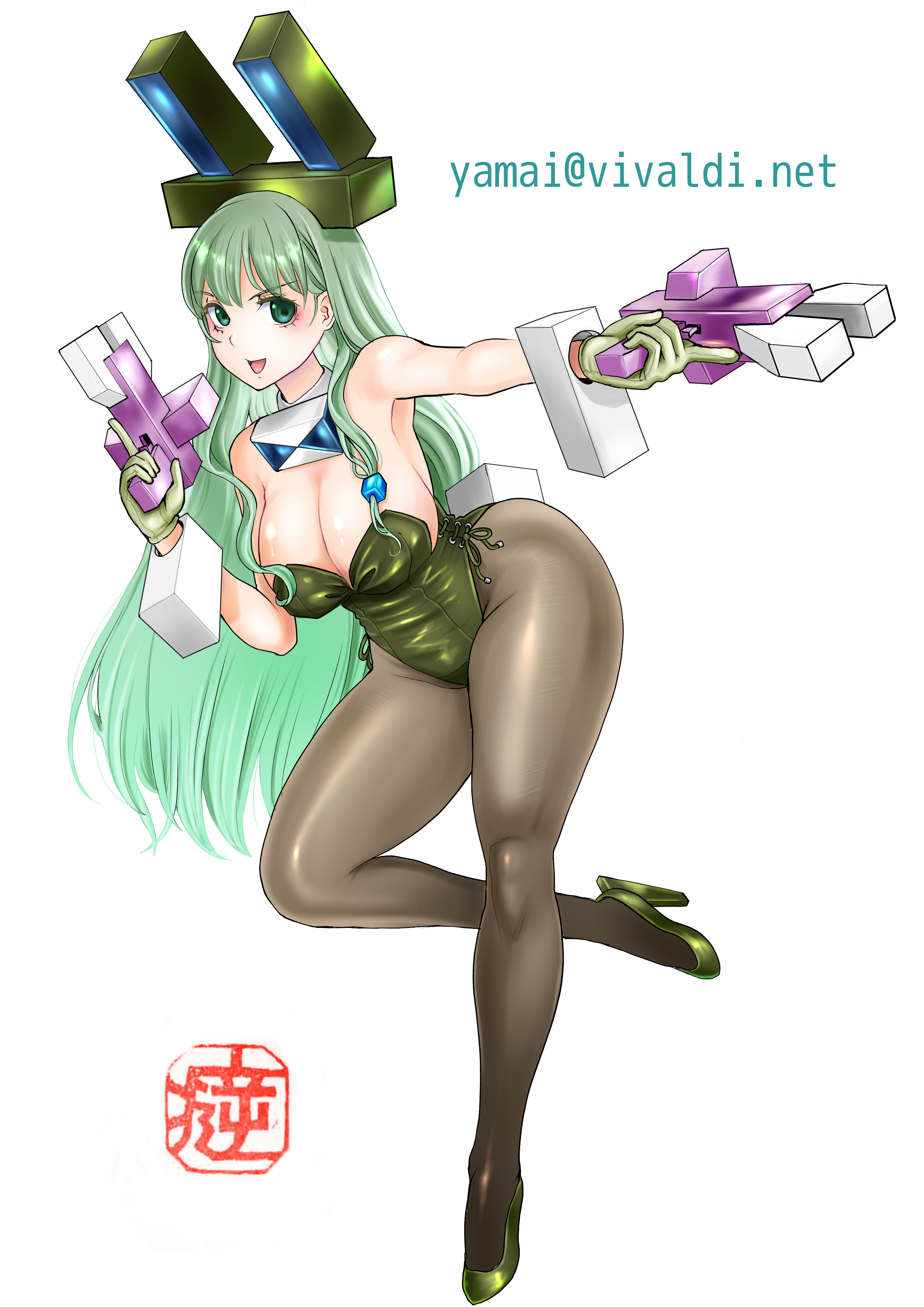 角形バニーガール
